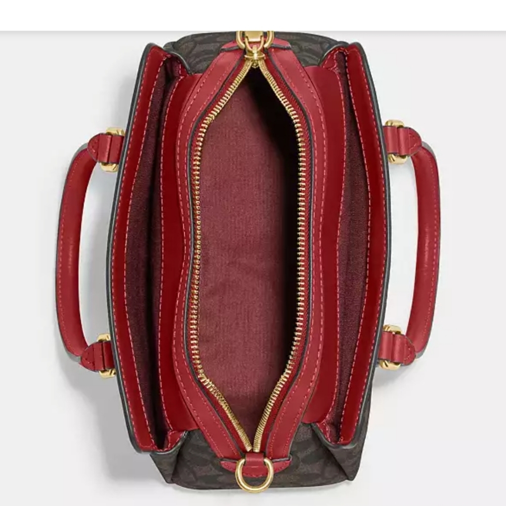 New! Mini Darcie Carryall in Signature Canvas - Picture 5 of 7